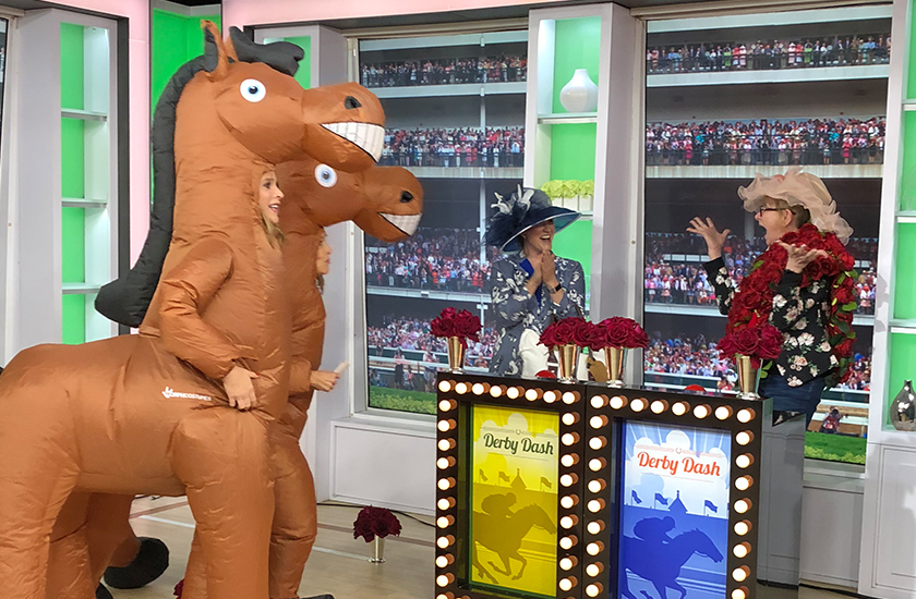 Kentucky Derby Dash on TODAY with Hoda & Jenna